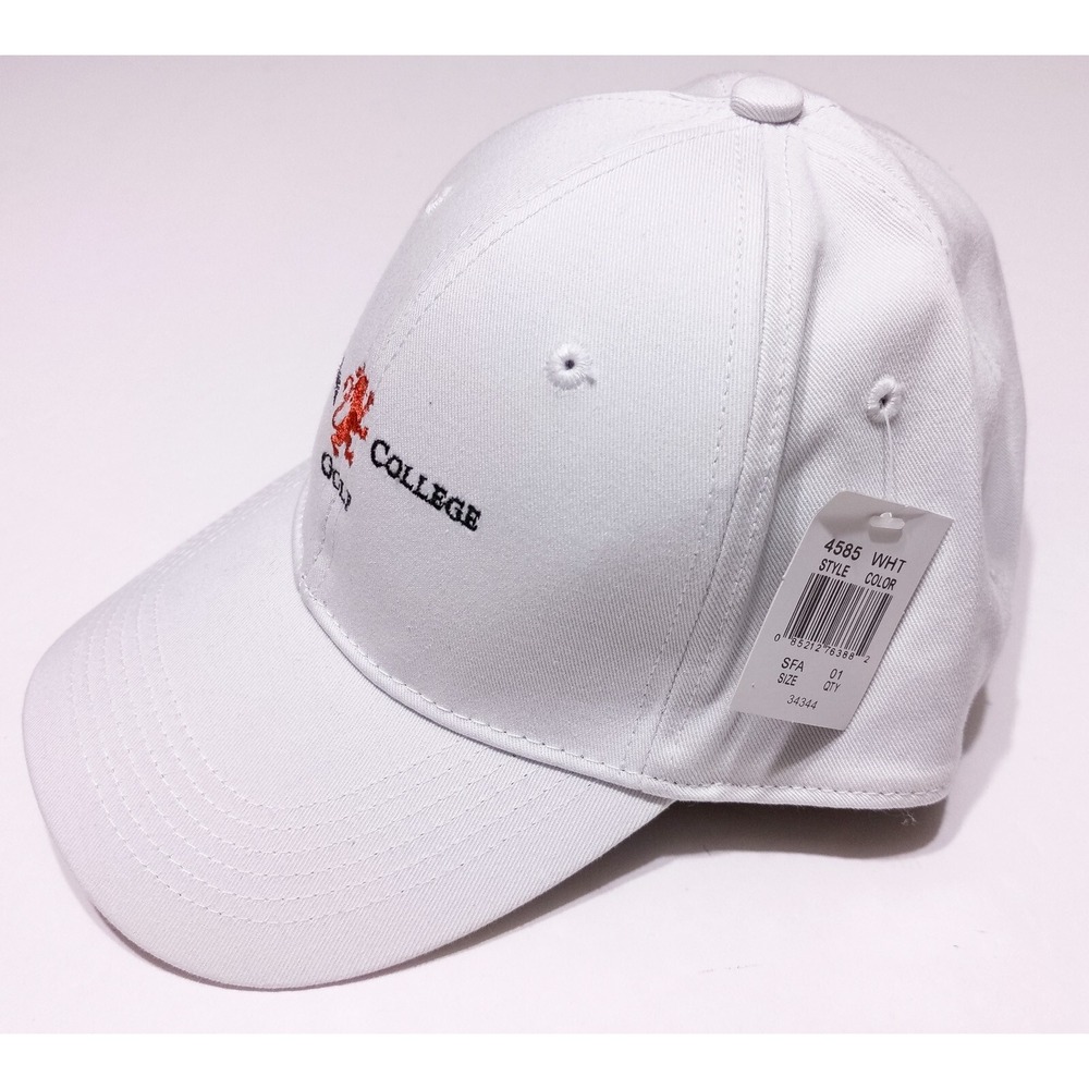 PAGE & TUTTLE Flagler College Saints Golf Hat Cap White Adjustable ~ New - Picture 3 of 7